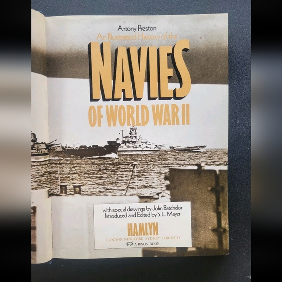 Illustrated History of the Navies of World War II by Preston, Antony HB/DJ 1976 - Picture 3 of 8